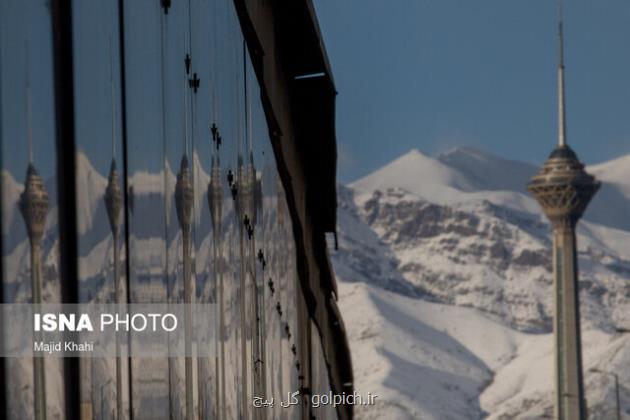 کاهش دمای هوای تهران